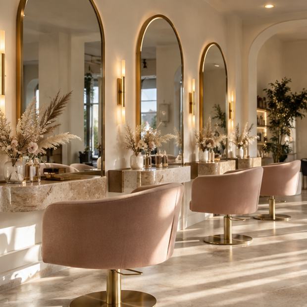Salon and spa website concept