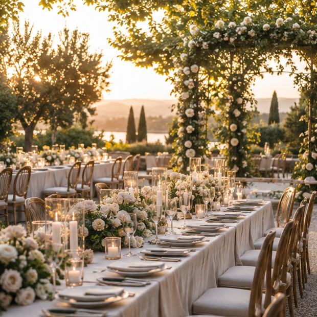 Wedding and events website concept